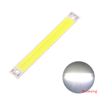 Suiweng 3V-4V DC 60Mm 8Mm LED COB Strip 1W 3W สีขาวเย็นอบอุ่นสีฟ้าสีแดงแหล่งกำเนิดไฟ LED สำหรับ DIY โคมไฟทำงานจักรยาน