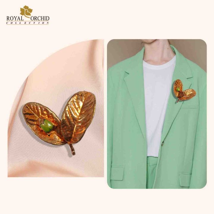 royal-orchid-เข็มกลัดใบไม้-เข็มกลัดดอกไม้-เข็มกลัดติดเสื้อ-พินติดสูท-lapel-pin-ดอกไม้ติดหน้าอก-เข็มกลัดติดหน้าอก-เข็มกลัด-เข็มกลัดแมลงทับ