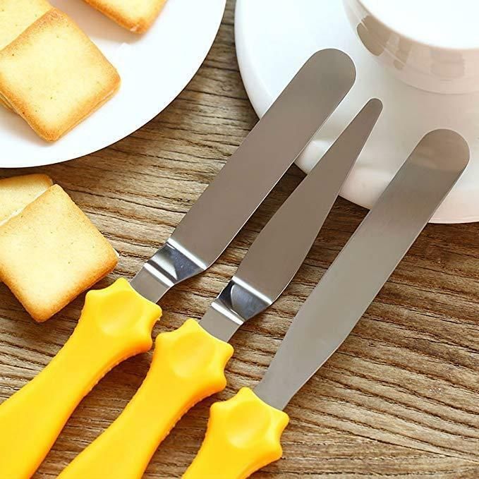 Stainless Steel Cake Decorating Tools - Cake Palette Knife, Icing Frosting  Spatula (3 Pieces Set)