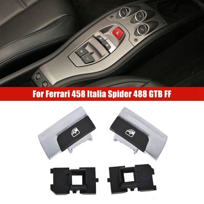 Car Right&amp;Left Power Switch Plastic Button Glasses Switch Parts Accessories for Ferrari 458 247885 247883