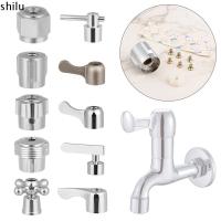 SHILU 1Pcs สากล มือจับสวิตช์ Faucet อุปกรณ์ห้องน้ำ แกน Handwheel Faucet Handle ที่จับอ่างล้างหน้า รางน้ำขนาดเล็ก วาล์วสามเหลี่ยม