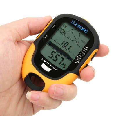 GPS Electronic Altitude Meter Outdoor Portable FR510 ABS IPX4 Waterproof Navigation Altimeter Temperature Humidity Compass