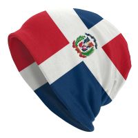 【YD】 Warm Bonnet Homme Knitted Hats Hip Hop Dominican Flag Beanie Cap Outdoor Caps Men