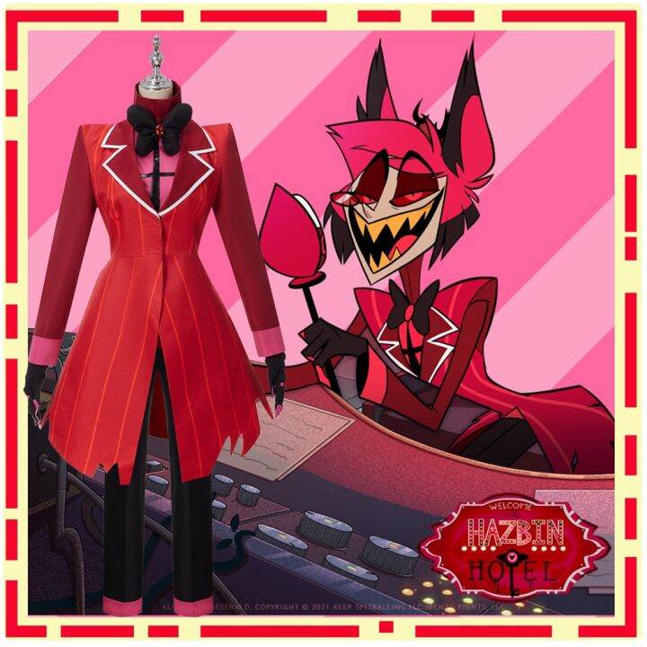 Anime Hazbin Cosplay Hotel Alastor Uniform Cosplay Costume Uniform Suit