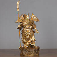 มาทันทีเรือทองเหลืองเกาลูนกวนกงเครื่องประดับ Wu Caishen งานฝีมือในบ้าน Kowloon Guong 关นิ้ว