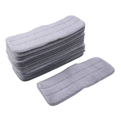 16PCS Replace Mop Cloth Rags for Xiaomi Mijia Deerma Water Spray Mop 360 Rotating Cleaning Cloth Head Wooden Carbon Fibe