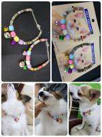 PET COLLARS ปลอกคอกระพรวน สำหรับสัตว์เลี้ยง เหมาำสำหรับ สุนัข และแมว ขนาดน้ำหนักตัว 3-5 กก(คละสี)