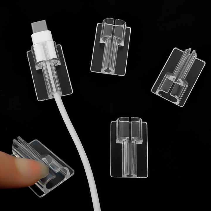 15ชิ้นแพ็คพรีเมี่ยมที่มีคุณภาพใส-tpu-usb-สายชาร์จเคสนำมาใช้ใหม่ยึดสายเคเบิ้ลการรักษาความปลอดภัยคลิปสำหรับ-สายเคเบิ้ล