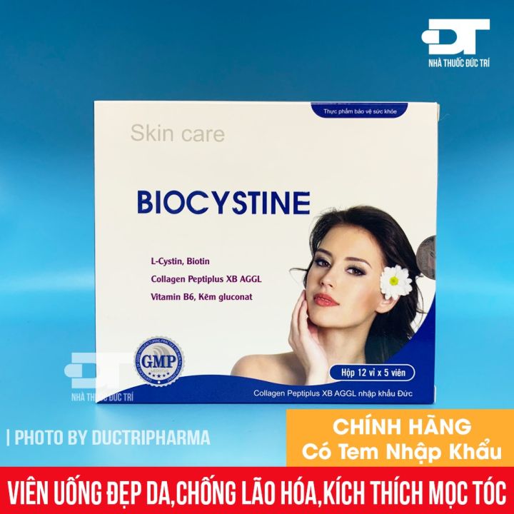 BIOCYSTINE (L-Cystin) - Viên uống đẹp da, hỗ trợ giảm thâm nám ...