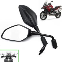 กระจกกระจกมองหลังรถจักรยานยนต์สำหรับ Benelli TRK 502 502X 2020 BJ500GS-5A/มิติกระจกมองข้างรถจักรยานยนต์10มม.