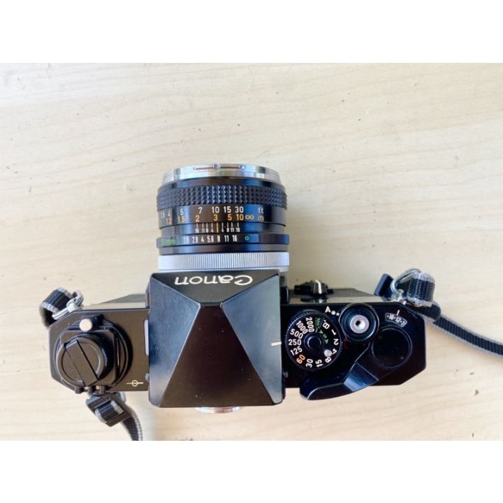 กล้องฟิล์ม-canon-f1-พร้อมเลนส์-50-f1-8