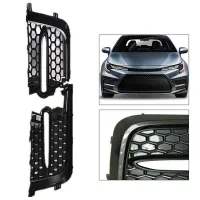 2Pcs Front Fog Light Cover Fog Light Grille Bezel for Toyota Corolla Sedan SE XSE 4-Door 2020