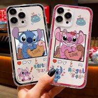 {Chaoke digital branch} Disney Lilo Amp; Stitch สำหรับ Iphone 11เคส12 13 14 Pro Max Mini 6S 7 8 Plus เทรนด์ SE2020ป้องกันการตกหล่นเคสครอบโทรศัพท์นิ่ม