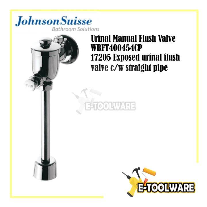 Johnson Suisse Exposed Urinal Flush Valve cw Straight WBFT400454CP