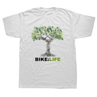 Funny Bike Life Tree T Shirts Graphic Cotton Streetwear Short Sleeve Birthday Gifts Summer Style Bicycle T shirt Mens Clothing XS-6XL