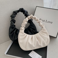 2023 Bag PU For Women Handbag Bags Leisure Shoulder Armpit Solid Color Handlebags Cloud