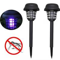 Waterproof Solar Powered Bug Zapper Led Outdoor Garden Pest Mosquito Killer,Mosquito Killer Led Light Lamp