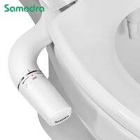 Bernicl SAMODRA Bidet Attachment Ultra-Slim Toilet Seat Dual Nozzle Adjustable Water Pressure Non-Electric Ass Sprayer