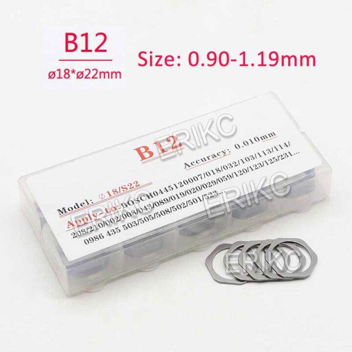 B12 Shims Set Size 0.901.19Mm Diesel Injector Valve Adjustment Shims
