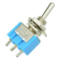 5Pcs ON-ON ON/ON Mini 3Pin Slide Switch SPDT 3 Pin 2 Postion Miniature Toggle Switch VE067 AC 125V 6A Electrical Circuitry  Parts