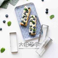 【hot】☈✗  100x30x20mm Rectangular Perforated Tart 304 Tartlet Mold Make Fruit Egg