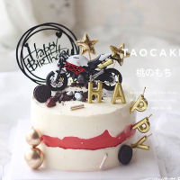 1:18 Ducati motorcycle cake decoration ornaments simulation alloy plastic sliding locomotive model birthday gift toys for boys