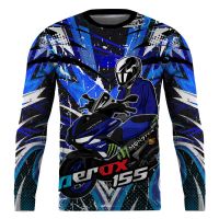 [In stock] 2023 design premium aerox motorcycle dri-fit jersey motorcycle riding clothes long sleeve long shirt，Contact the seller for personalized customization of the name