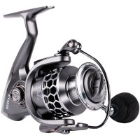 Souilang 13+1BB Spinning Fishing Reel with Spare Spool 5.1:1 5.5:1 Fishing Coil Reel Wheel XY1000-5000 Semi-metallic Handle