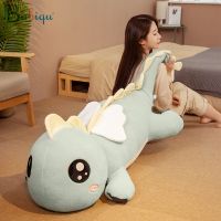 【CW】New Huggable Huge Long Cute Dinosaur Plush Toy Soft Cartoon Animal Angel Dragon Stuffed Doll Boyfriend Pillow Kids Birthday Gift