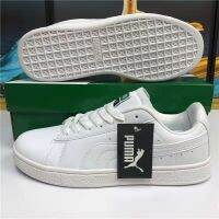 Original Smash Vulc รองเท้าผ้าใบรองเท้าหนังสไตล์เกาหลีสีขาวสีทองสําหรับผู้หญิงผู้ชาย