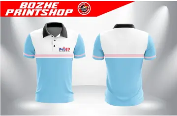 DEPED POLO shirts uniform for FULL SUBLIMATION POLO SHIRT