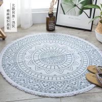 Nordic Modern Minimalist Retro Bedroom Round Rugs For Living Room Sofa Coffee Table Pad Bedside Blanket Foot Pad Kitchen Carpets