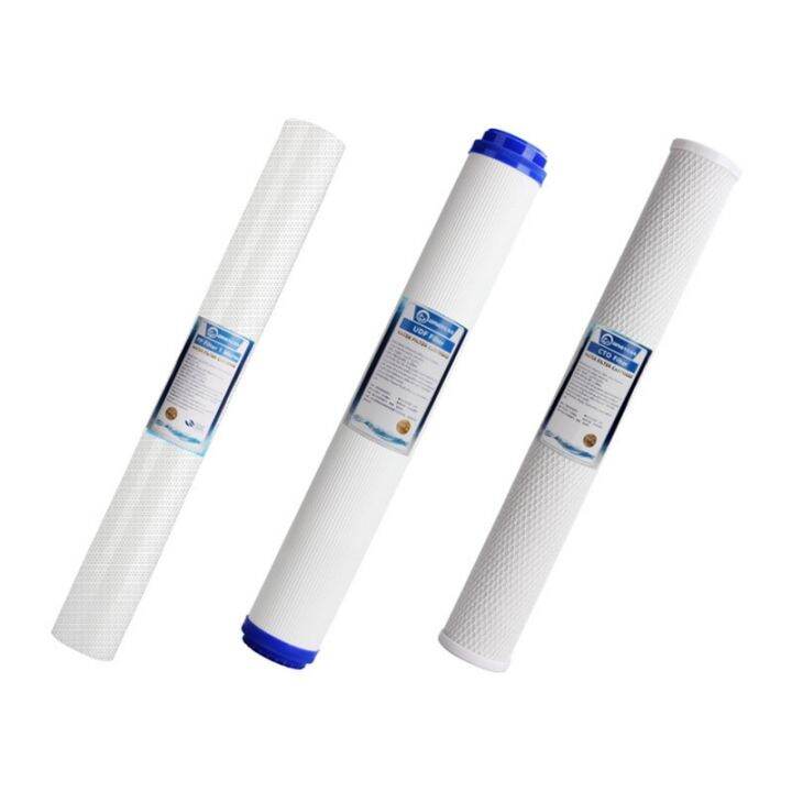3 Levels 20 Inch Water Filter Sets 1 Micron PPF/Sediment+UDF/GAC