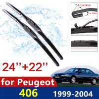 Car Wiper Blades for Peugeot 406 1995~2004 1999 2000 2001 2002 2003 Front Windscreen Windshield Wipers Car Accessories Goods