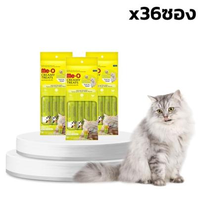 ขนมแมวเลีย แมวเลีย อาหารแมวเปียก อาหารแมวเลีย ขนมแมว 15กรัม cat snacks 36ซอง ขนมสำหรับแมว บำรุงสายตา บำรุงขน ผิวหนัง ไม่ใส่เกลือ สารกันบูด Abele