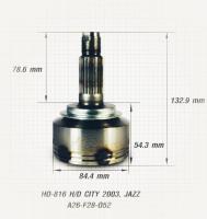 หัวเพลาขับ หัวเพลาขับนอก ฮอนด้า ซิตี้ แจ๊ส HONDA CITY JAZZ ปี 2003 ฟันนอก 26 ฟันใน 28 บ่าซีล 52 ยี่ห้อ E1 HO-816