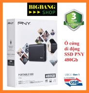 HCMỔ cứng SSD di động PNY Elite 480Gb, 960Gb Usb 3.1 gen 1 thumbnail