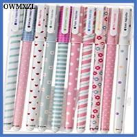 OWMXZL 10Pcs พลาสติกสำหรับตกแต่ง ปากกาน่ารักๆ ปากกาแปลกใหม่ ของขวัญสำหรับเด็ก ปากกาสำหรับเขียน ออฟฟิศสำหรับทำงาน