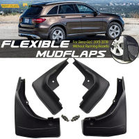 ชุด Mud Flaps สำหรับ Benz GLC-Class GLC 300 350 X253 2016-2019 Worb Mudflaps Splash Guards Flap Mudguards ด้านหน้าด้านหลัง