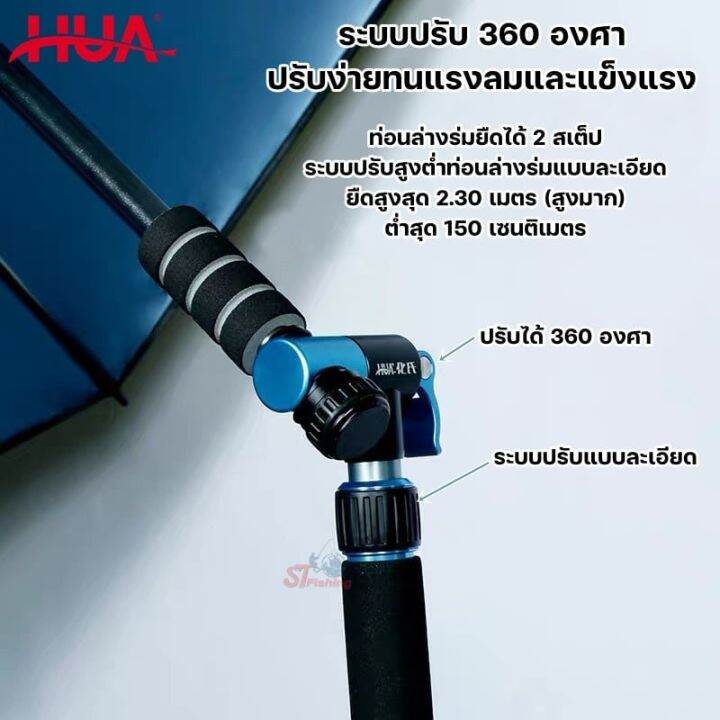 ร่ม-hua-umberlla-ร่มระดับ-hi-end-ด้านบนสามารถเปิดระบายอากาศไม่ทำให้ร้อน