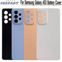 【✲High Quality✲】 xuren5304977 เคสอะไหล่สำหรับ Samsung Galaxy A53 5G ฝาครอบด้านหลังตัวเครื่องสำหรับซ่อมฝาครอบ Sm-A536b ที่มีโลโก้