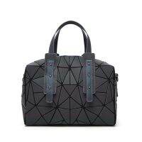 Geometric rhombic triangle Matte Luminous Boston bag Uni Casual Handbag B552