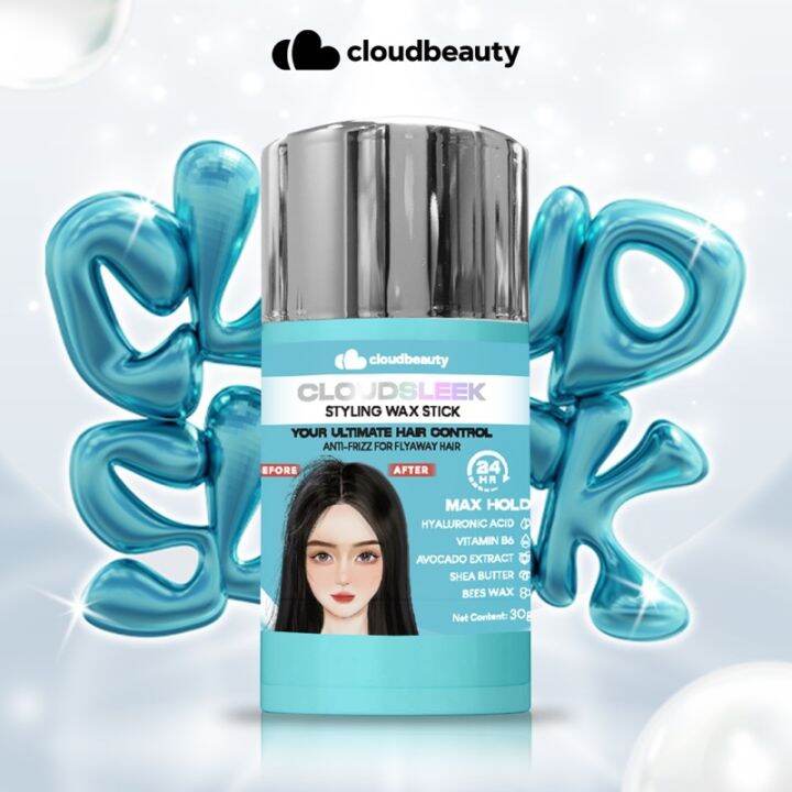 CLOUDSLEEK Hair Styling Stick (30g) ANTI-FRIZZ for FLYAWAY HAIR All ...