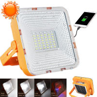 200W LED Solar Camping Light Rechargeable Portable Lanterns Suspension Tent Work Lamp Outdoor Searchlight Emergency