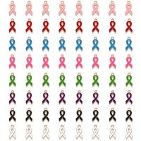 【CC】❖  30 Pieces Pink Pendants Charms Breast Cancer Awareness for Jewelry Making Accessories