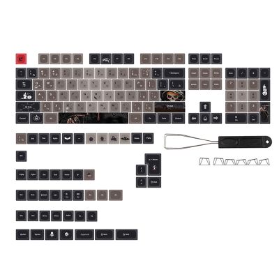 Halloween Theme 150 Keys Keycap Profile Double-Shot Backlight Keycap for Mechanical Keyboard Cap Dye Sub Keycaps