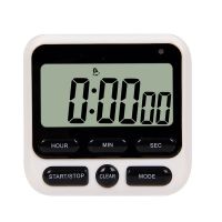 Digital Screen Kitchen Timer Large Display Digital Timer Square Cooking Count Up Countdown Alarm Clock Sleep Stopwatch Clock