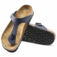 birkenstock gizeh blue leather