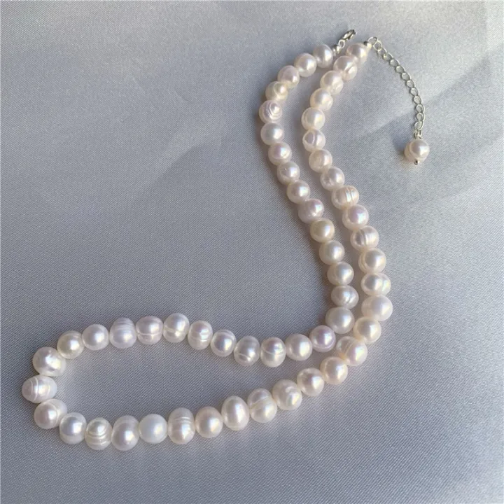 Real pearl 2025 choker necklace