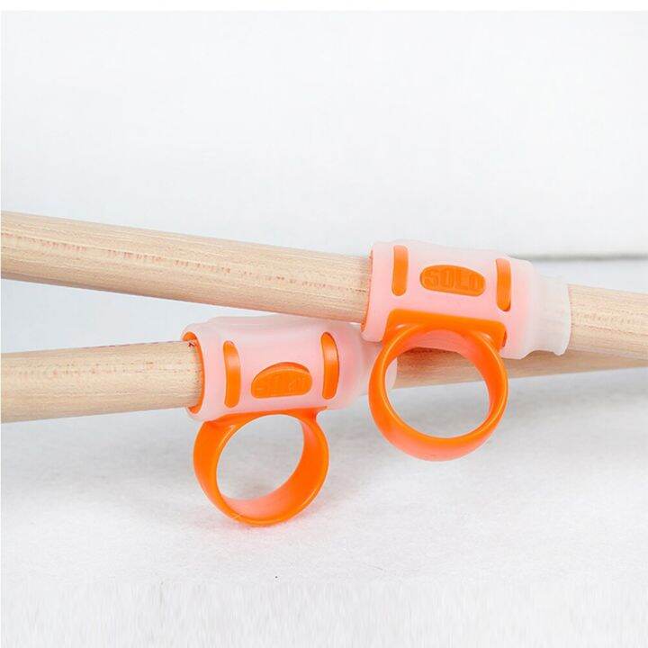 worth-buy-2-pcs-แหวน-beginner-assist-grip-เครื่องมือ-percussion-instruments-ซิลิโคน-drummer-fixture-อุปกรณ์เสริมกลอง-stick-controller